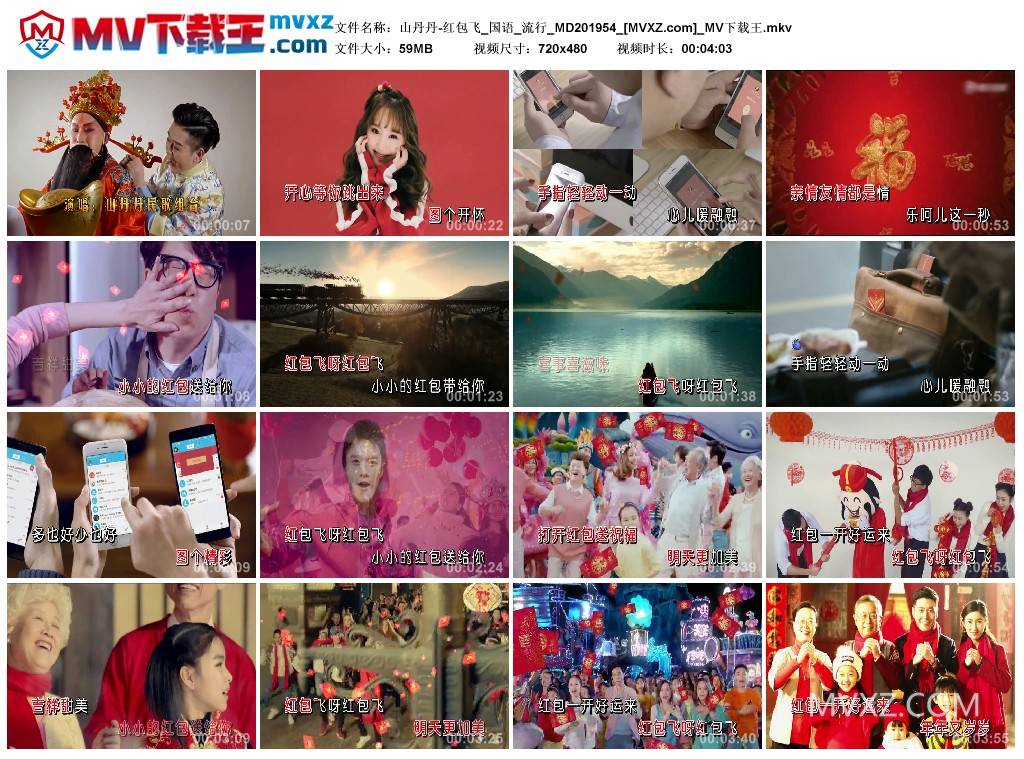 山丹丹-红包飞_国语_流行_MD201954